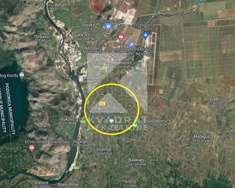Sale, land lot, 2392m², Golubovci, Podgorica