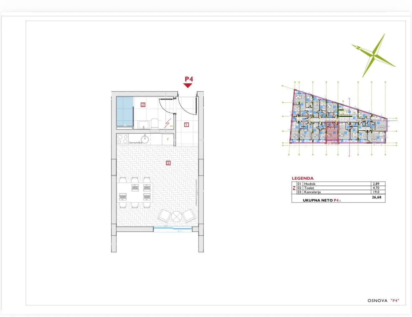 Prodaja, garsonjera, 27m², Zabjelo, Podgorica
