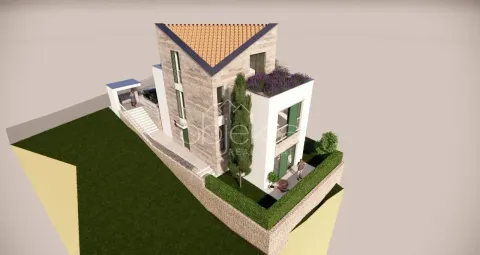 3D prikaz moderne kuće sa dvorištem. - image 6