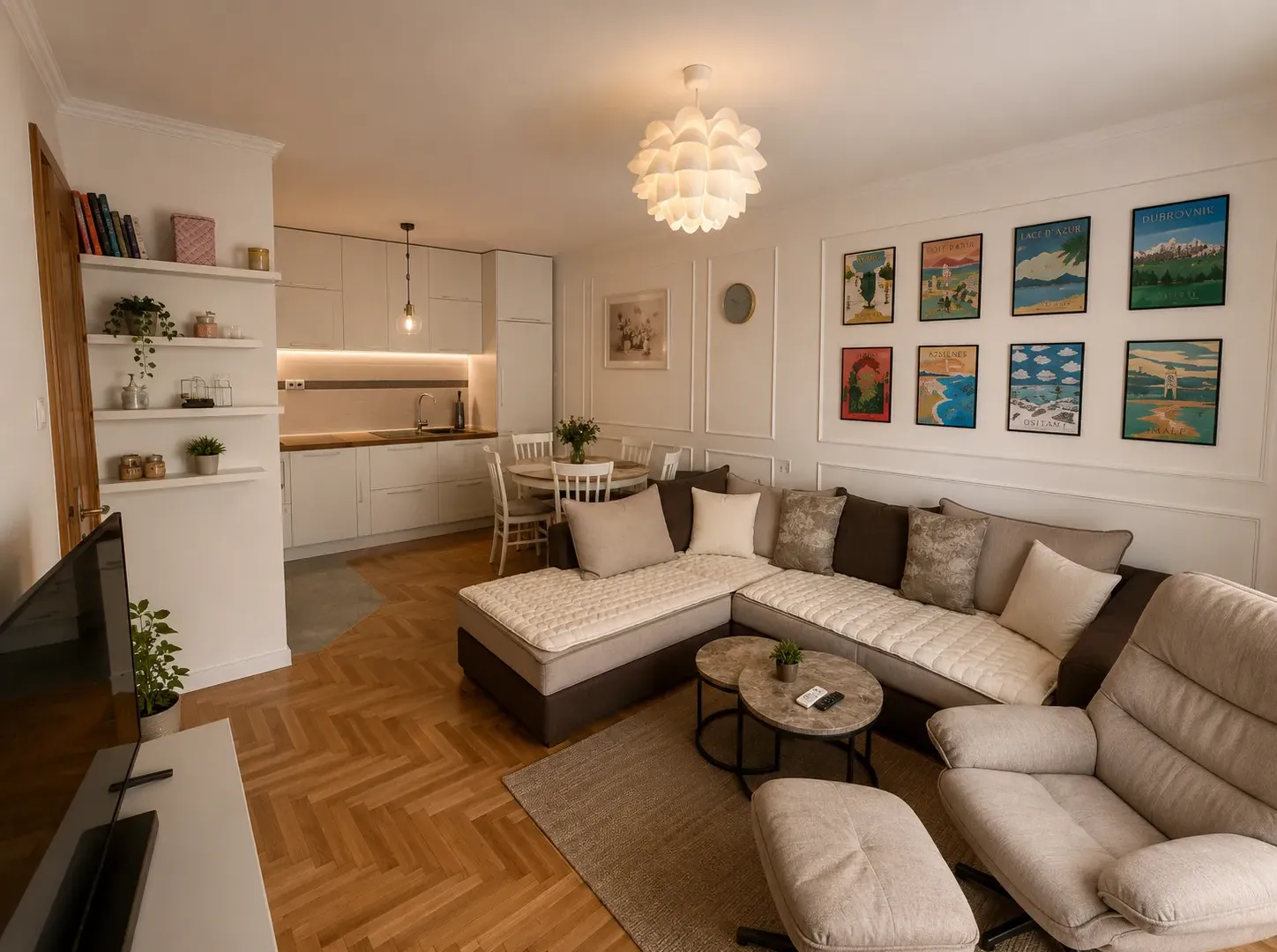 Rent, one bedroom apartment, 46m², Krivi Most, Podgorica