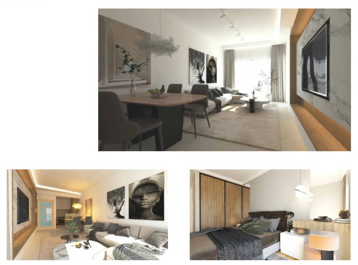 Sale, one bedroom apartment, 52m², Dobrota, Kotor