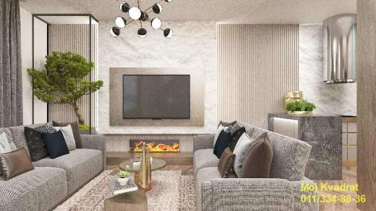 Sale, two bedroom apartment, 60m², Savski Venac, Beograd