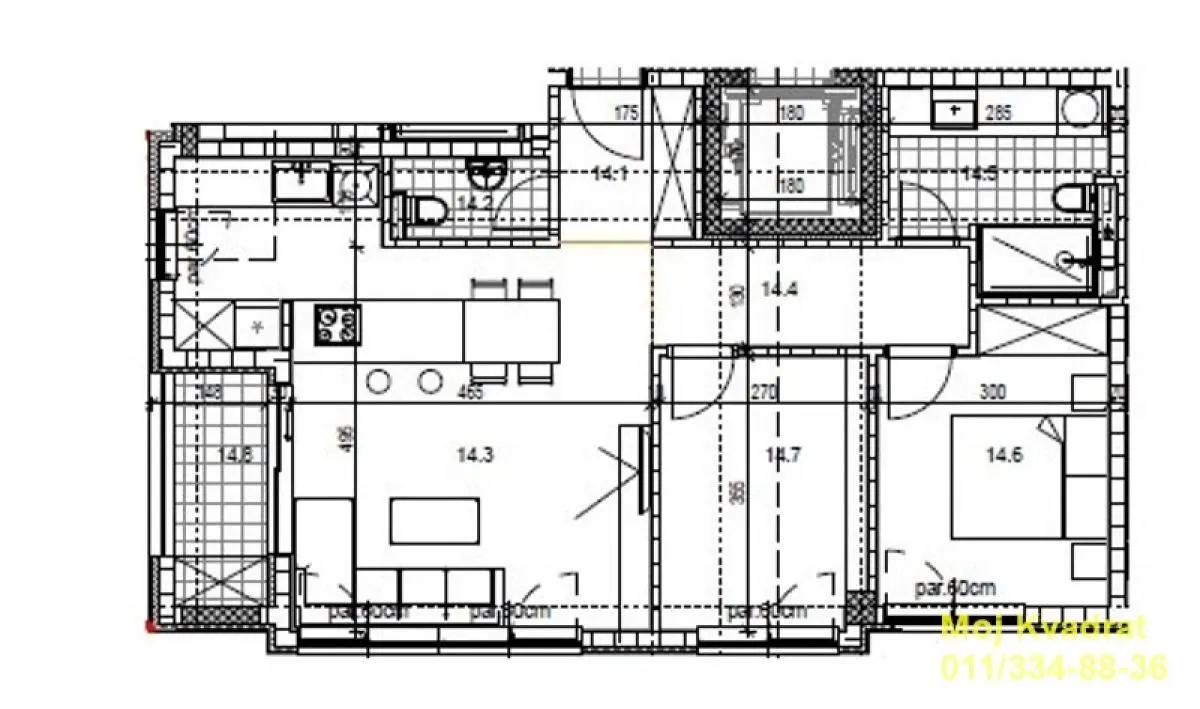Prodaja, trosoban stan, 69m², Čukarica, Beograd