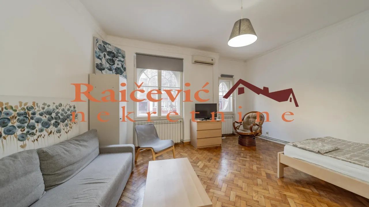 Rent, one bedroom apartment, 55m², Stari Grad, Beograd