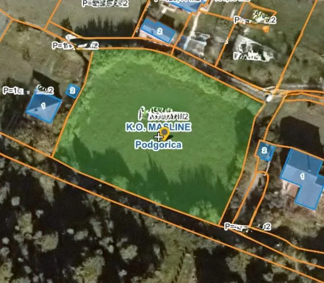 Sale, land lot, 2395m², Masline, Podgorica