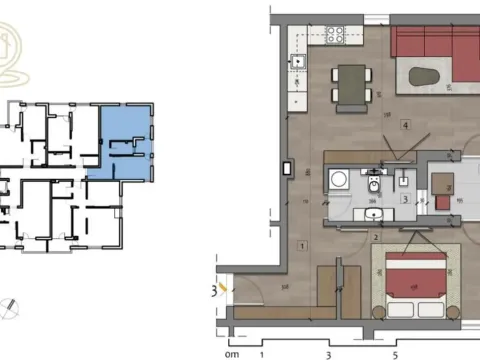 Prodaja, stan, 51m², Pantelej, Niš - image 3