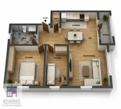 Prodaja, dvosoban stan, 57m², Veternik, Novi Sad Sve Podlokacije - image 17