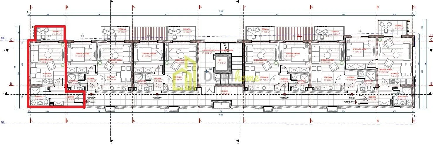 Sale, studio apartment, 33m², Momišići, Podgorica