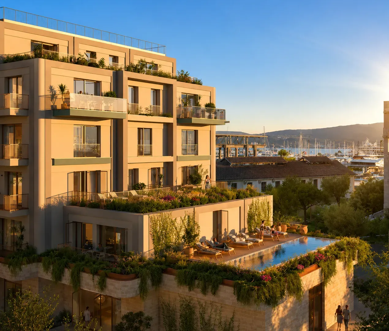 Prodaja, garsonjera, 47m², Porto Montenegro, Tivat