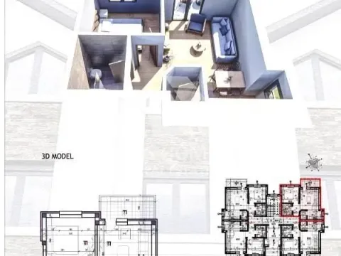 Sale, one bedroom apartment, 39m², Lipova, Vrnjačka Banja