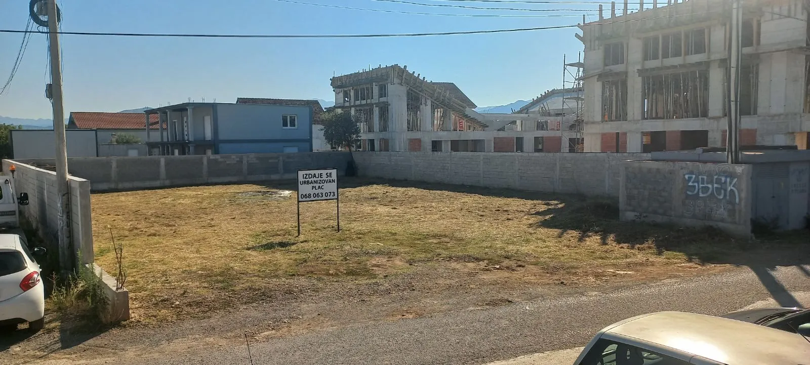 Izdavanje, plac, 900m², Gornja Gorica, Podgorica