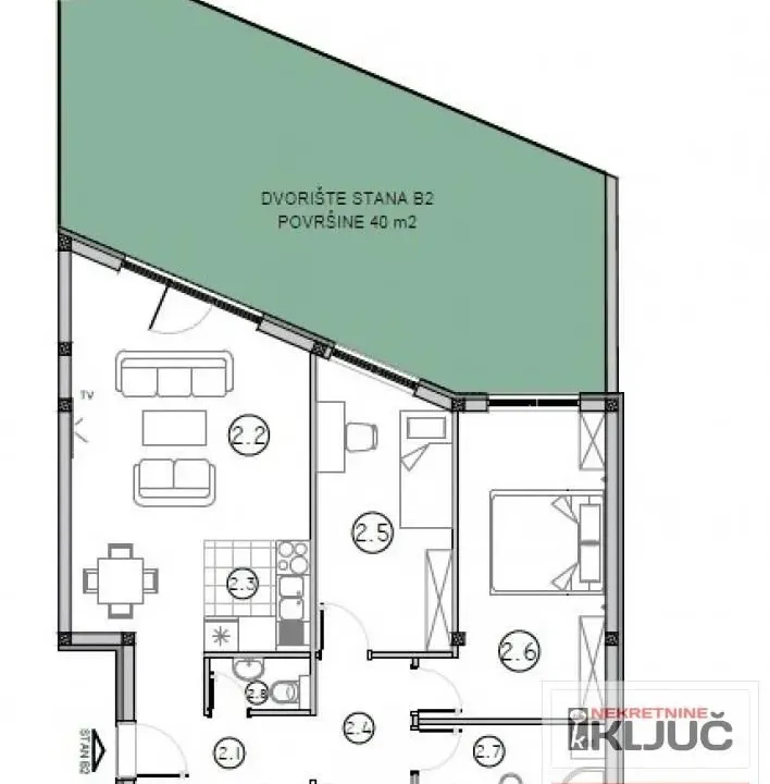 Prodaja, trosoban stan, 66m², Sremska Kamenica, Petrovaradin