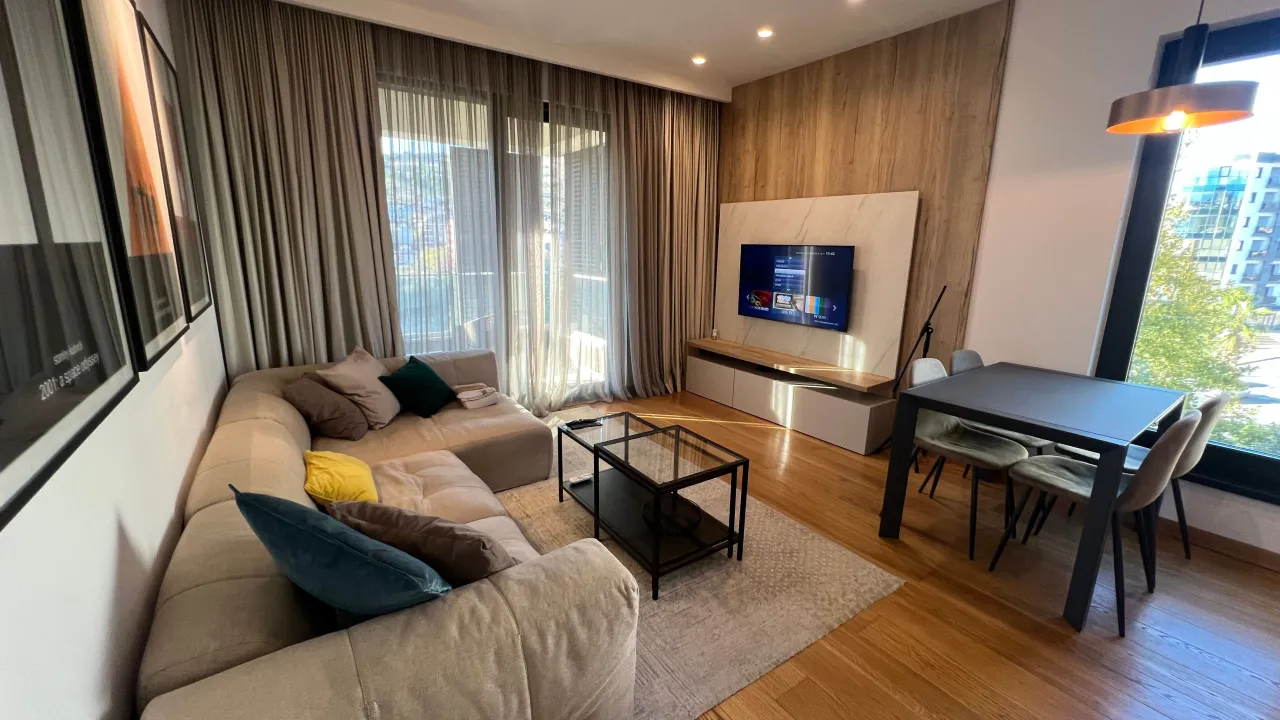 Rent, one bedroom apartment, 45m², Vezirov Most, Podgorica