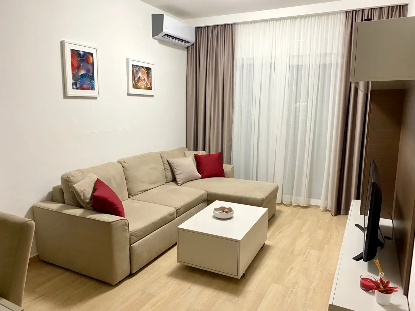 Rent, one bedroom apartment, 47m², Budva, Crna Gora