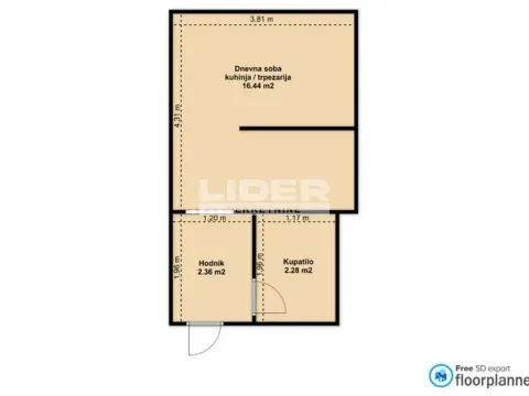 Prodaja, stan, 22m², Kalenić Pijaca, Vračar Sve Podlokacije - image 3