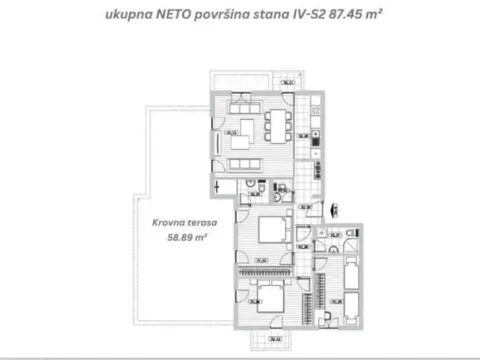 Prodaja, trosoban stan, 88m², Tološi, Podgorica - image 2