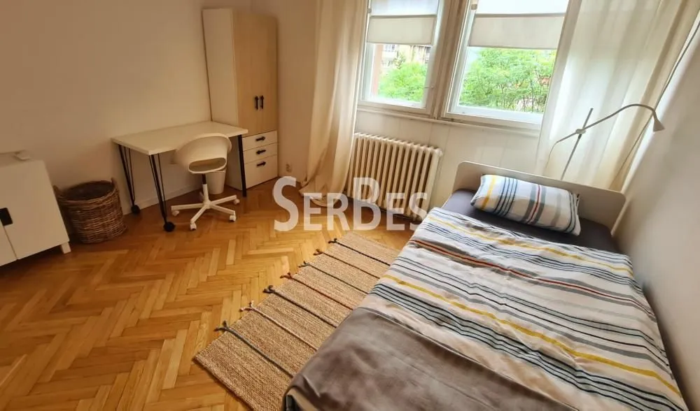 Rent, three bedroom apartment, 77m², Savski Venac, Beograd
