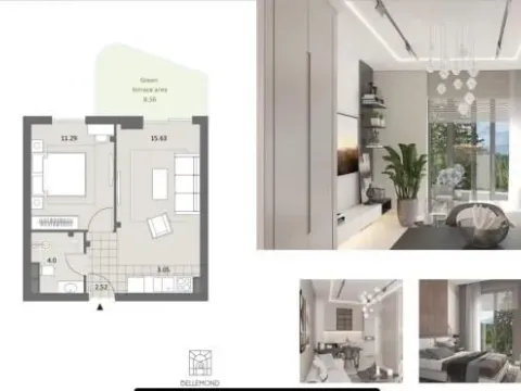 Sale, one bedroom apartment, 51m², Budva, Crna Gora - image 5