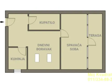 Sale, two bedroom apartment, 63m², Šumice, Beograd - image 10