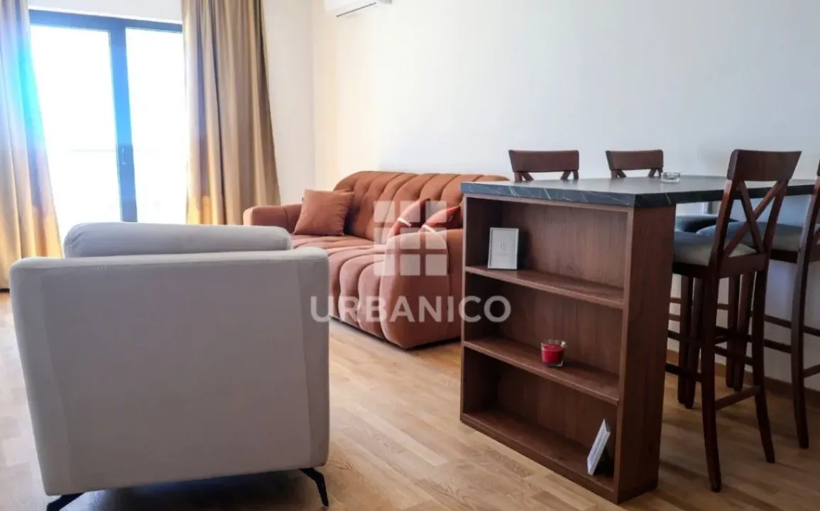 Rent, one bedroom apartment, 43m², Bečići, Budva