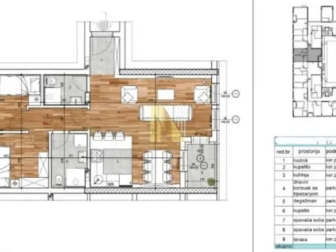 Sale, two bedroom apartment, 62m², Sajmište, Novi Sad - image 2