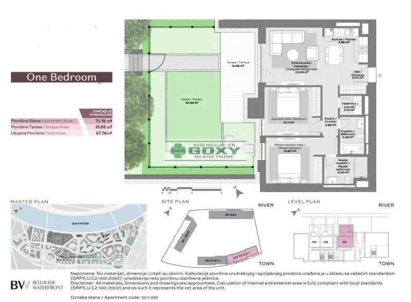 Prodaja, trosoban stan, 88m², Savski Venac, Beograd