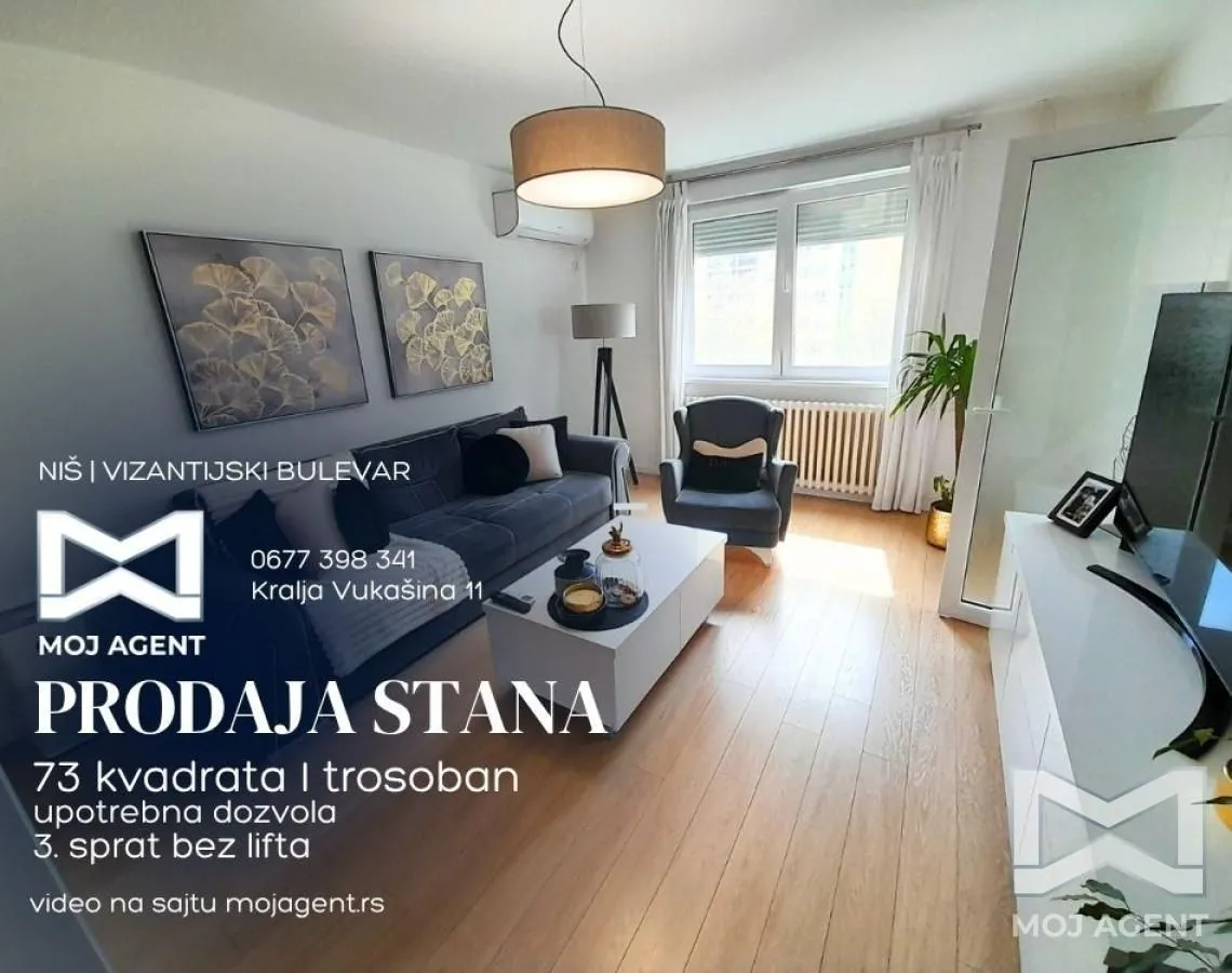 Prodaja, stan, 73m², Medijana, Niš