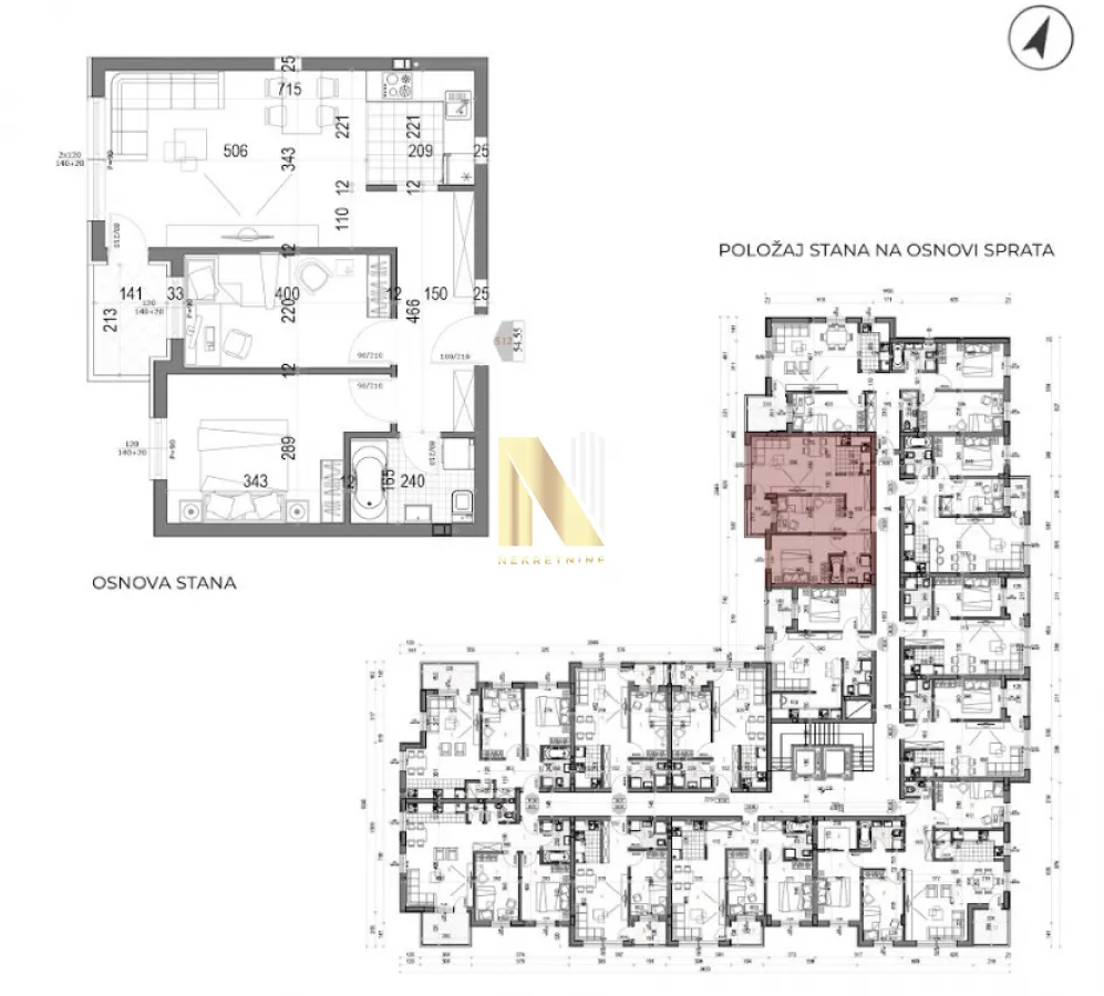 Prodaja, dvosoban stan, 54m², Telep, Novi Sad Sve Podlokacije