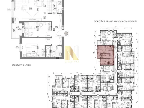 Sale, two bedroom apartment, 54m², Telep, Novi Sad Sve Podlokacije - image 4