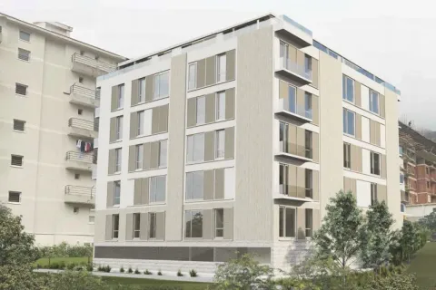 Spoljašnji izgled moderne stambene zgrade sa terasama. - image 7