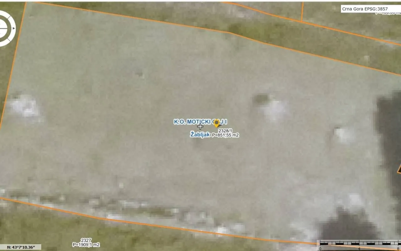 Prodaja, plac, 851m², Žabljak, Crna Gora