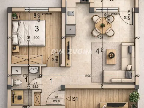 Prodaja, dvosoban stan, 40m², Veternik, Novi Sad Sve Podlokacije - image 2