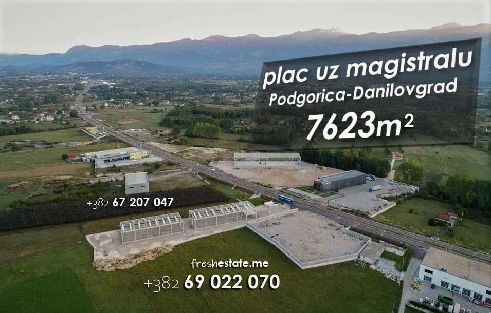 Prodaja, plac, 7623m², Danilovgrad, Crna Gora