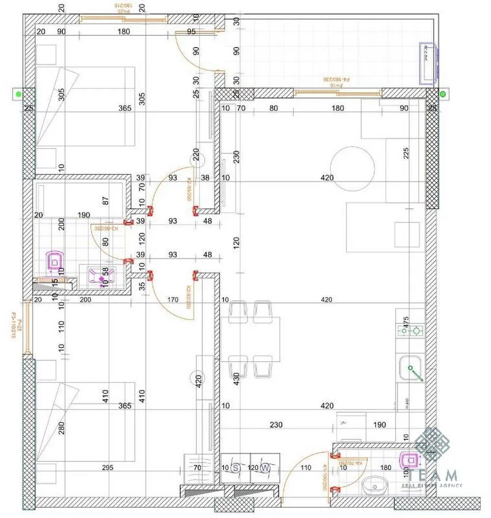 Sale, two bedroom apartment, 72m², Bjeliši, Bar