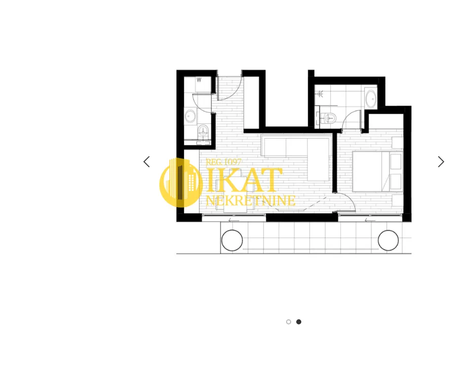 Prodaja, dvosoban stan, 42m², Lekino Brdo, Voždovac Sve Podlokacije