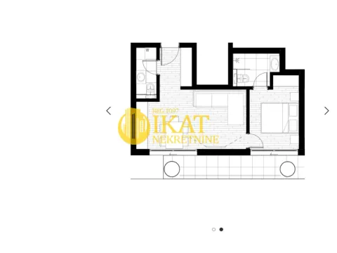 Prodaja, dvosoban stan, 42m², Lekino Brdo, Voždovac Sve Podlokacije