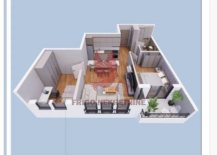 Sale, three bedroom apartment, 60m², Mladenovac, Beograd