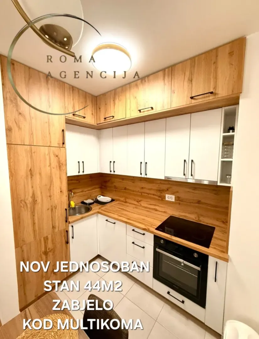 Rent, one bedroom apartment, 44m², Zabjelo, Podgorica