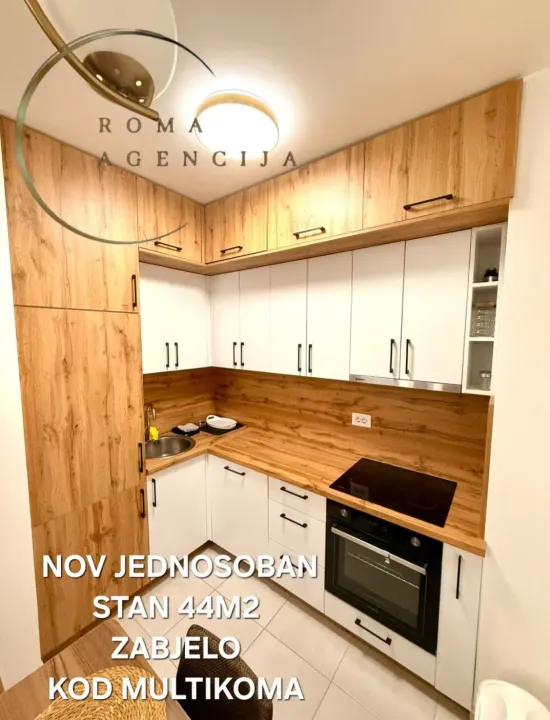 Rent, one bedroom apartment, 44m², Zabjelo, Podgorica