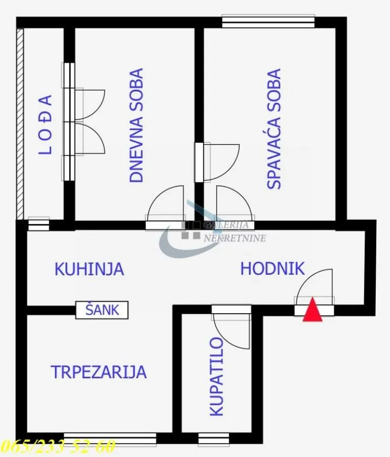 Rent, office space, 52m², Savski Venac, Beograd