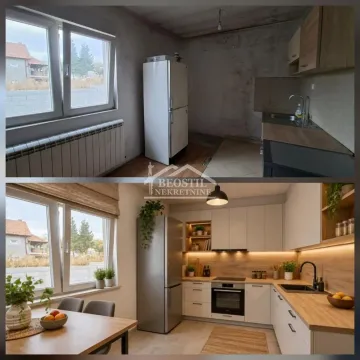 Prikaz kuhinje pre i posle renoviranja. - image 14