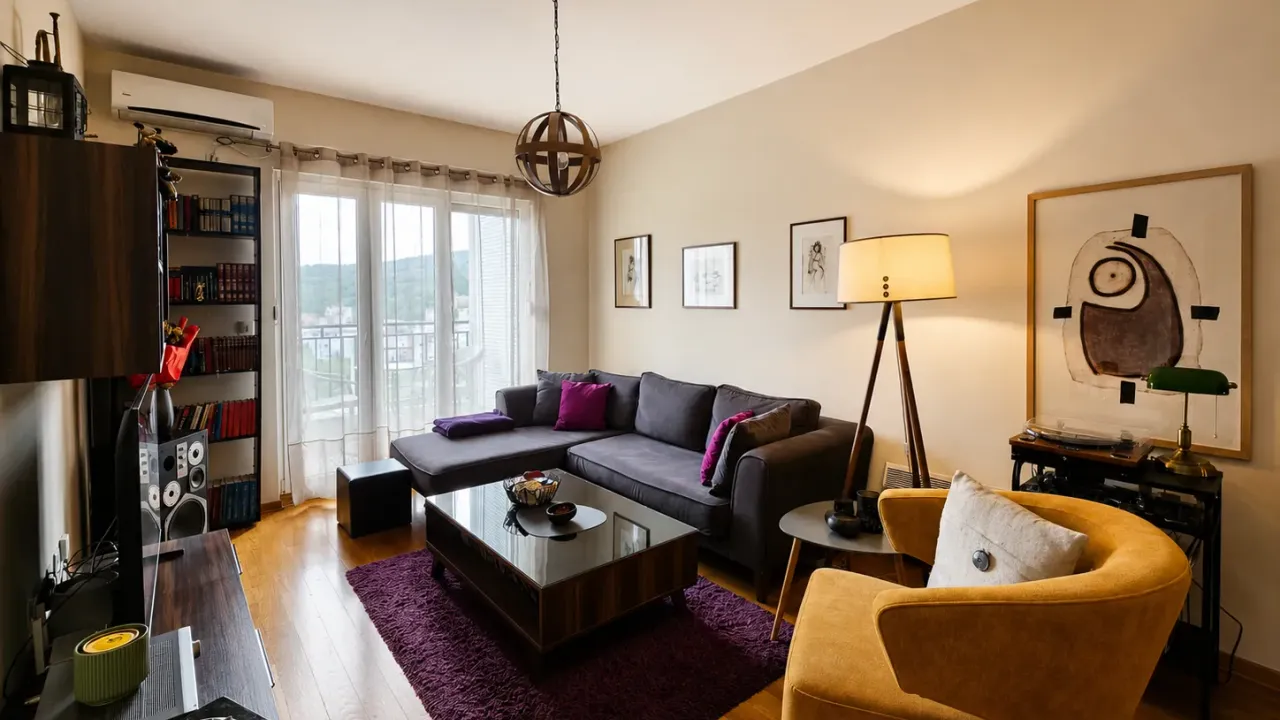 Sale, one bedroom apartment, 52m², Blok 6, Podgorica