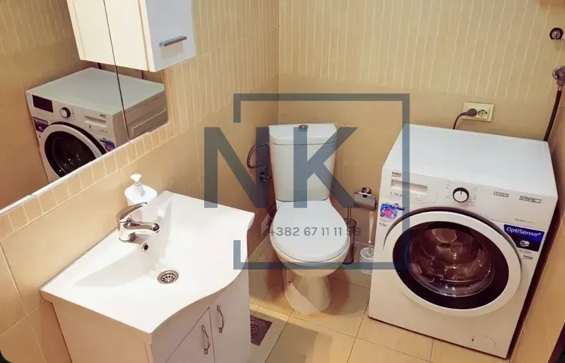 Izdavanje, jednosoban stan, 60m², Blok 5, Podgorica