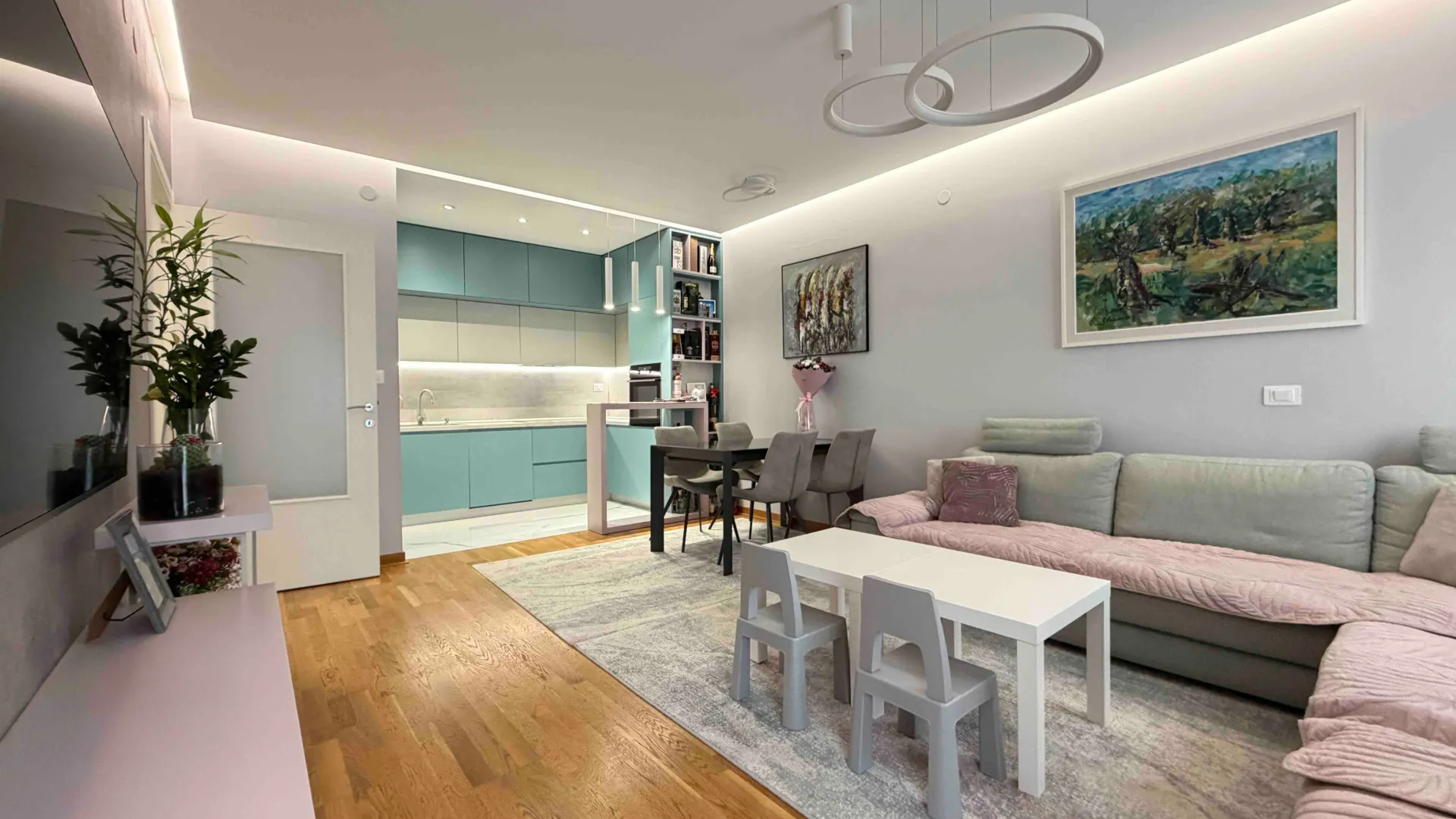 Sale, two bedroom apartment, 64m², City Kej, Podgorica