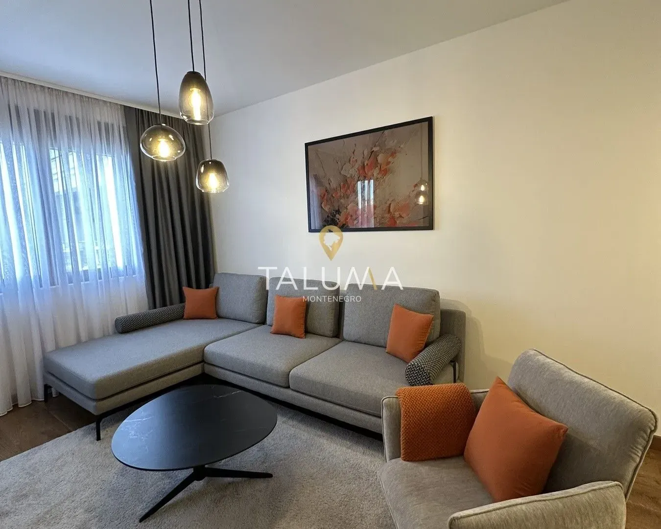 Rent, one bedroom apartment, 52m², Tološi, Podgorica