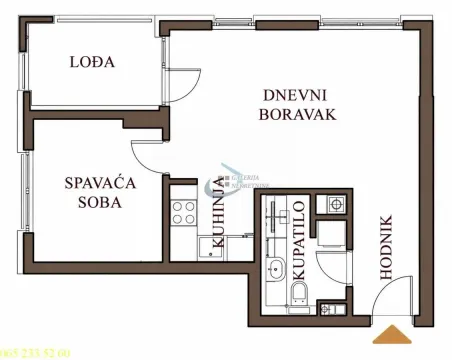 Sale, one bedroom apartment, 45m², Bezanijska Kosa 1, Bežanijska Kosa Sve Podlokacije - image 6
