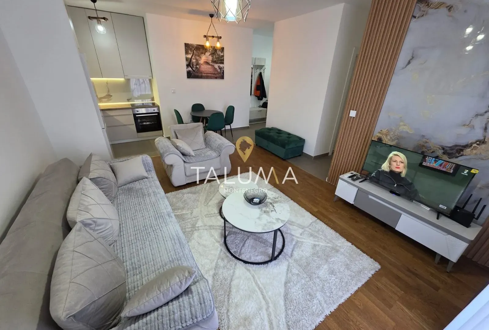 Izdavanje, jednosoban stan, 56m², City Kvart, Podgorica