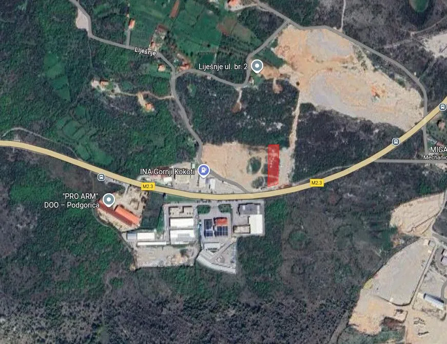 Prodaja, plac, 2400m², Gornji Kokoti, Podgorica