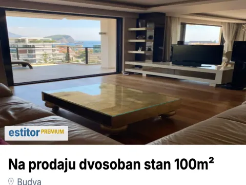 Prodaja, dvosoban stan, 100m², Budva, Crna Gora - image 1