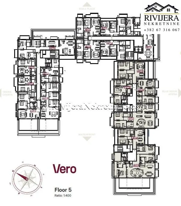 Sale, three bedroom apartment, 234m², Tivat, Crna Gora